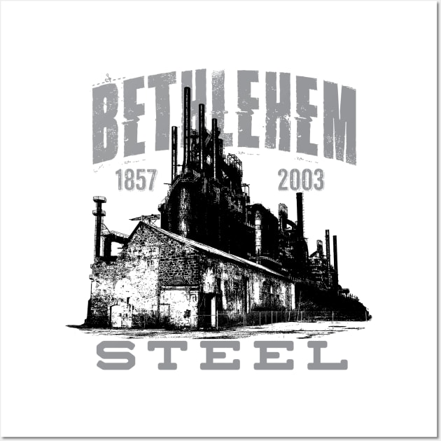 Bethlehem Steel Wall Art by MindsparkCreative